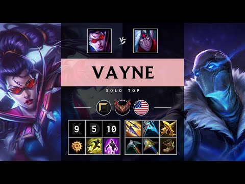 Vayne Top vs Varus - NA Grandmaster Patch 25.05