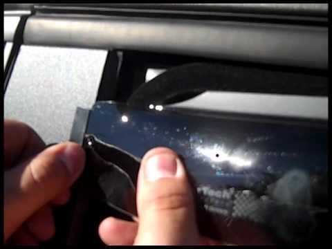 How to Install the FIAT 500 Side Window Air Deflectors