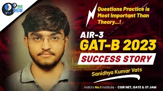 Download Lagu GAT B ( Biotechnology ) Topper's Talk 2023 | Sanidhya Vats - AIR 3 Thumbnail