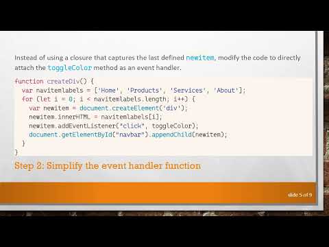 Fixing Event Handlers in Dynamic JavaScript Div Elements