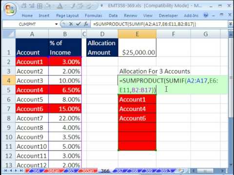 Excel Magic Trick 1348 Lookup Adding Exact Match or Approximate Match SUM Many VLOOKUPs