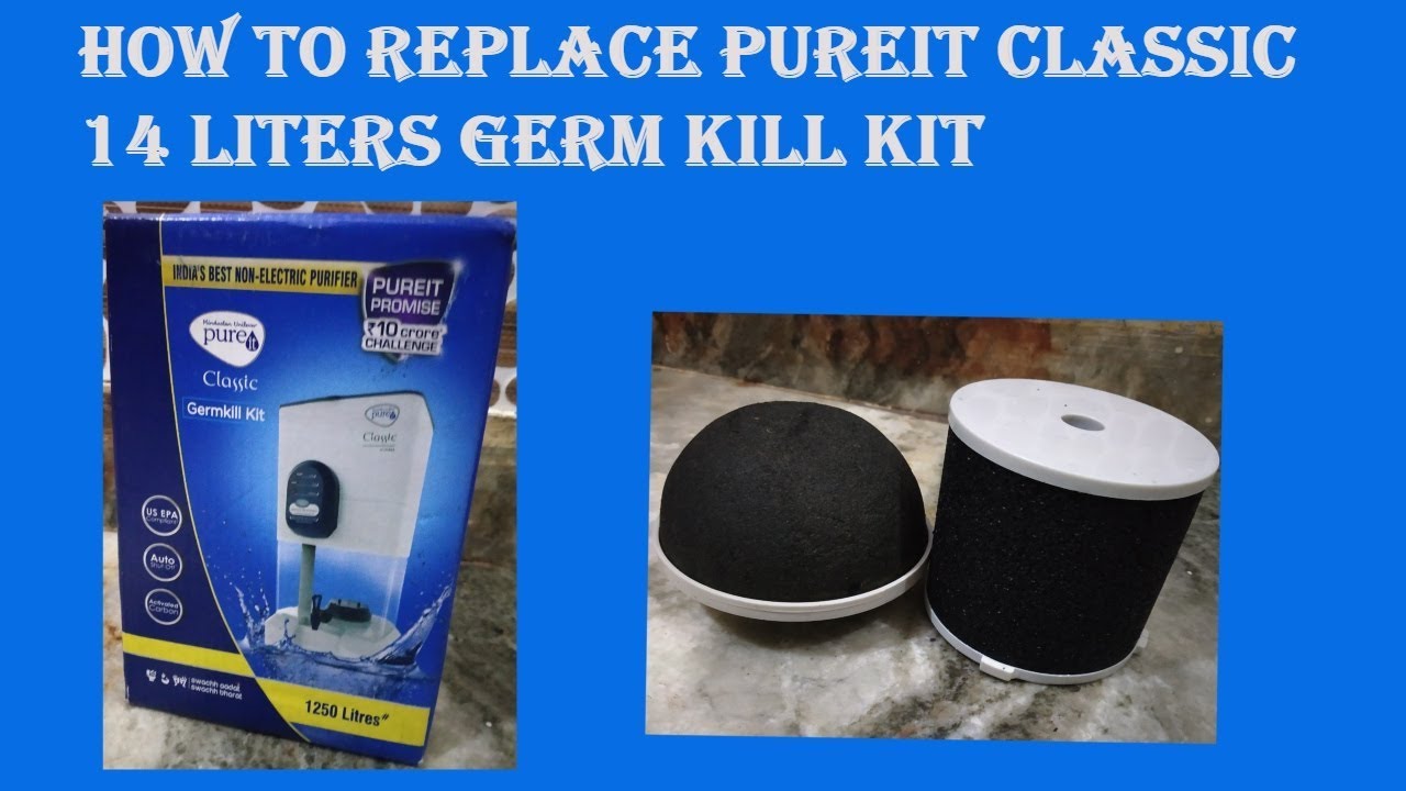 Watch video How to Replace Pureit Classic 14 Liters Germ kill kit Now How to Replace Pureit Classic 14 Liters Germ kill kit