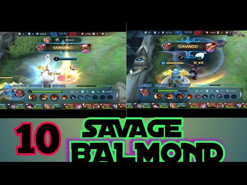 MLBB | ML | 10 SAVAGE BALMOND  UNLI SAVAGE | UNLI LEGENDARY