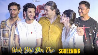 UNCUT -  Woh Bhi Din The Screening | Sanjana Sanghi, Rohit Saraf, Adarsh Gourav, Imtiaz Ali