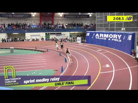 Girls Sprint Medley Section 4 - New Balance Indoor Nationals 2012
