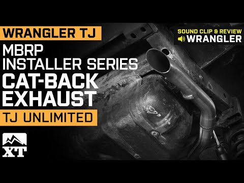 Jeep Wrangler TJ Unlimited MBRP Installer Series Cat Back Exhaust (2004-2006) Sound Clip & Review