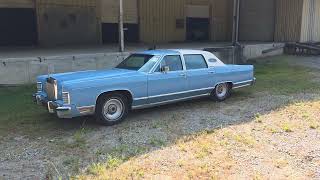 1978 Lincoln Continental Town Coupe Walk Around and Drive By
