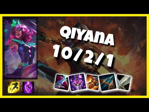 Qiyana vs Akali TURKISH Challenger TOP (10/2/1) - v10.25