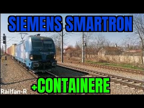 [Siemens Smartron] Tren de marfă / Cargo train - Cer Fersped - Stația Lehliu / Lehliu station