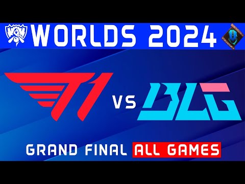 T1 vs BLG Highlights ALL GAMES | Grand Final Worlds 2024 | T1 vs Bilibili Gaming