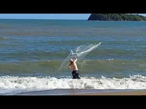 Beach Fishing in San Juan Puerto Rico 🇵🇷