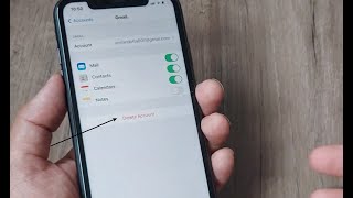 how to delete an email account from iPhone | remove mail account | delete gmail account from iphone