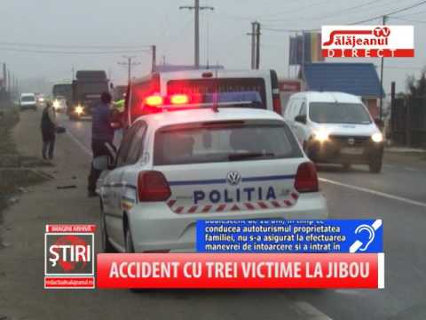ACCIDENT CU TREI VICTIME LA JIBOU