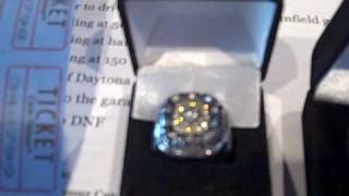 DAYTONA 500 PARTY AT IOWA SPEEDWAY-CHAMPIONSHIP RINGS