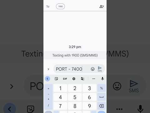 How to send a PORT message from JIO, AIRTEL, BSNL, VI  sim