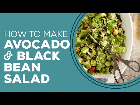 Blast from the Past: Southwestern Avocado and Black Bean Salad Recipe | Healthy Salad Ideas