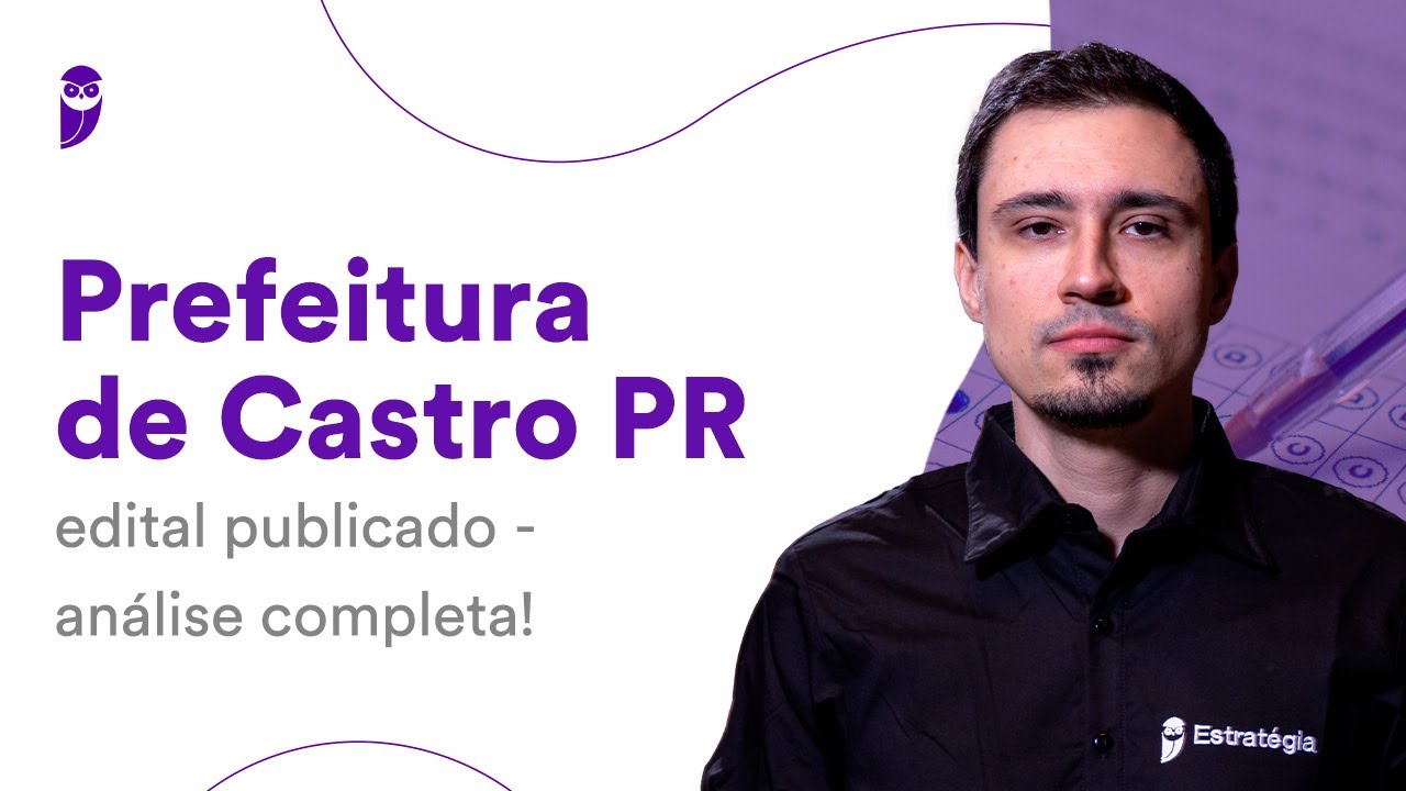 Prefeitura de Castro PR: edital publicado - análise completa!