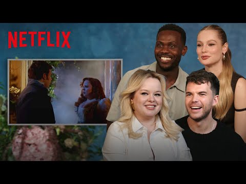 The Bridgerton Cast Reacts to Season 3 Part 1 Scenes | Netflix