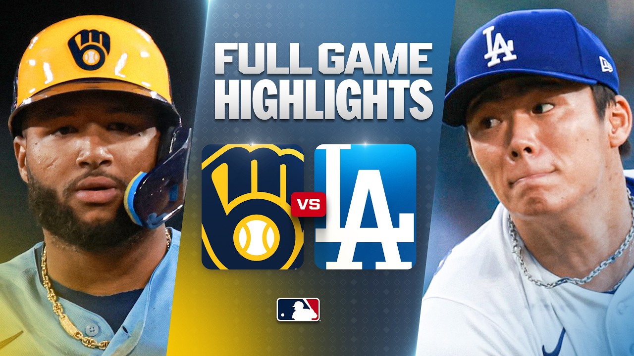 BREWERS vs. DODGERS: Official Full Game Highlights (August 14) | 2026 MLB Season