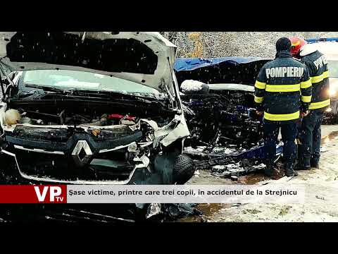 Şase victime, printre care trei copii, în accidentul de la Strejnicu