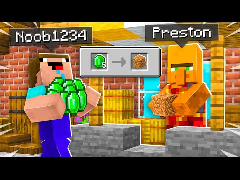 7 Ways to Steal Noob1234's Emeralds! - Minecraft