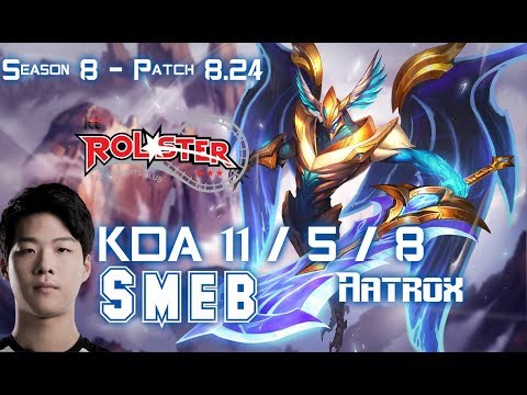 KT Smeb AATROX vs XERATH Top - Patch 8.24 KR Ranked