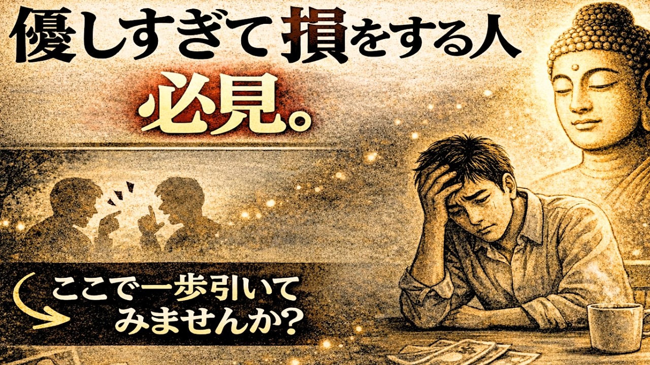 正直者はバカを見る。尽くすほど雑に扱われる「優しすぎるあなた」へ | ブッダの教え
