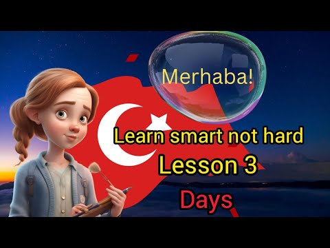Learn Turkish language lesson 3