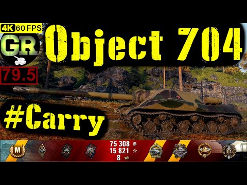 80_World of Tanks Object 704 WoT Replay - 8 Kills 6.8K DMG(Patch 1.5.0)