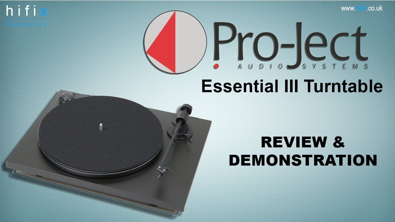 video Đầu đĩa than Pro-Ject Essential III chính hãng 0