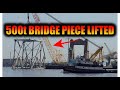 Donjon Removes 500t piece of Key Bridge from Collapse Site in Baltimore