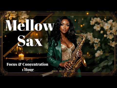 Mellow Sax Jazz & Soul R&B for Focus 🎷