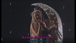 Something In The Way That You Fuck Me (Something About Space Dude) - Miley Cyrus (Lyrics/Español)