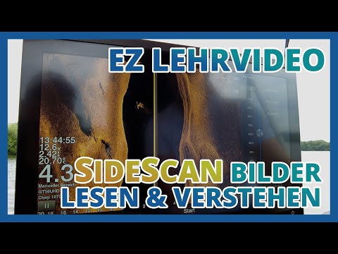 EZ Lehrvideo: SideScan Echolot Bilder lesen & verstehen | Fische, Gewässergrund, Bodenhärten