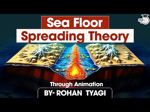 Seafloor Spreading Theory Through Animation | Earth Science | Physical Geography | UPSC