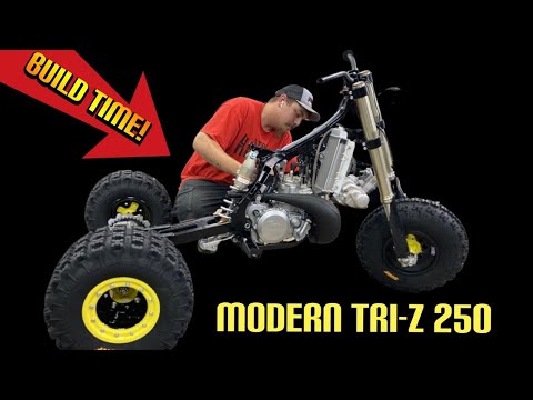 2021 Yamaha YZ250 TRIKE Assembly  part 2  Modern TRI Z 250