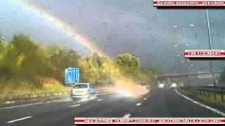 Fotografian el final de un Arco iris en Inglaterra 22/09/2011