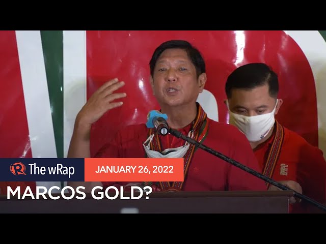 Gold for Filipinos? ‘I’ve never seen it,’ says Marcos Jr.