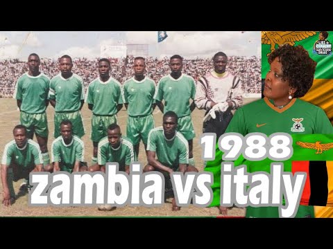 Zambia vs Italy,history was made(Italy’s biggest loose)4-1,
