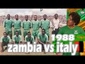 Zambia vs Italy,history was made(Italy’s biggest loose)4-1,