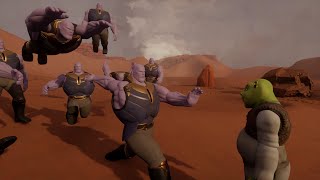 Shrek VS 10 Thanoses