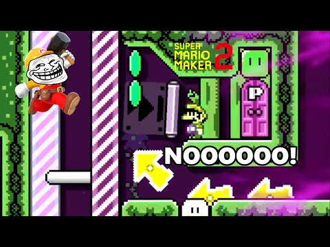 Trolls are Closer than they Appear // Super Mario Maker 2 - Ramo's Forest of Illusion
