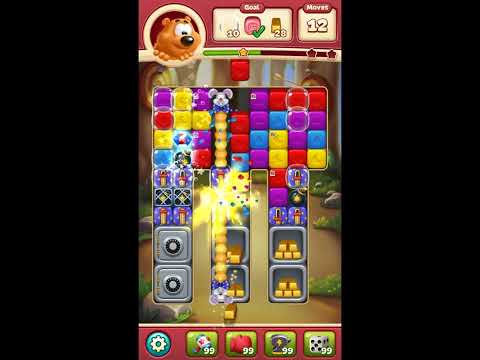 Toon Blast Level 7695 - NO BOOSTERS 🐻🐺🐱 | SKILLGAMING ✔️