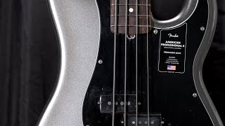Video thumbnail for Fender American Professional II Precision Bass Mercury by MooreMusicGuitars