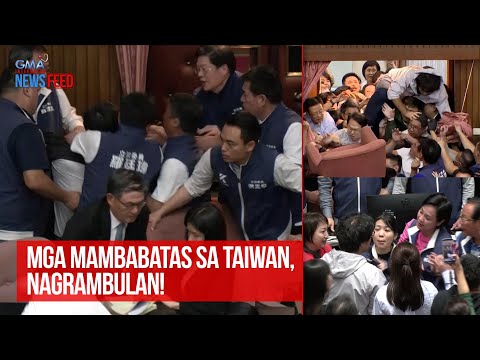 Mga mambabatas sa Taiwan, nagrambulan! GMA Integrated Newsfeed