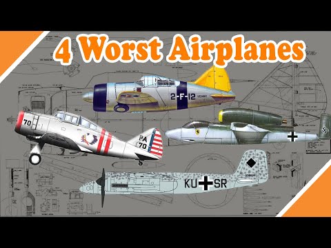 Top 4 Worst Airplanes of World War 2   What happened to these planes.