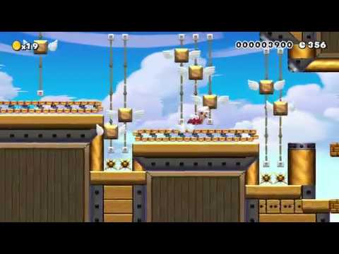 Super Mario Maker Levels: "Bowser Jr's Super Fast Factory"