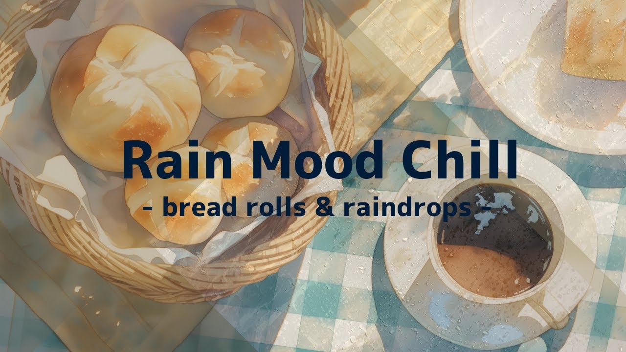 Rain Mood Chill - bread rolls & raindrops - / To Lives Lived Somewhere /  SCENE