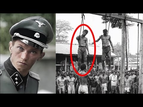 Execution of Erich Muhsfeldt - Nazi Psychopath who burned prisoners alive