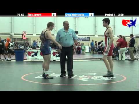 Alex Jarrett vs. Greg Kleinsmith at 2013 FILA Cadet Nationals - FS